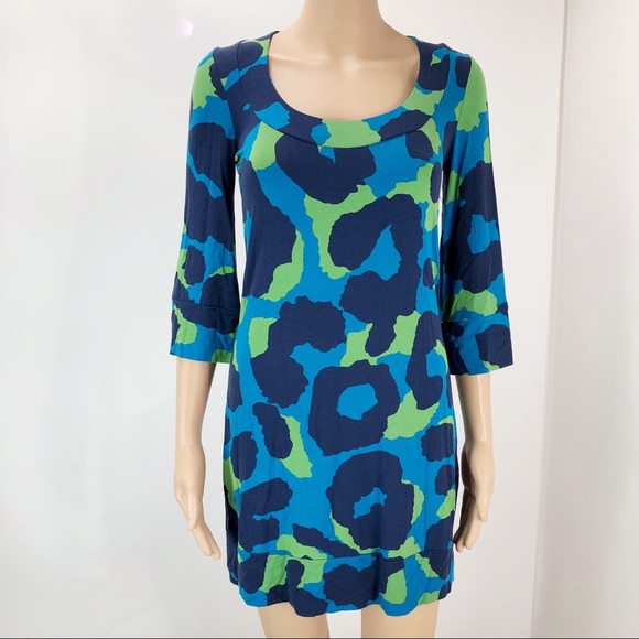 Boden blue long sleeve round neck size 4 dress(24) - Picture 1 of 8